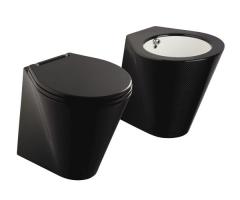 Carbon marine toilet